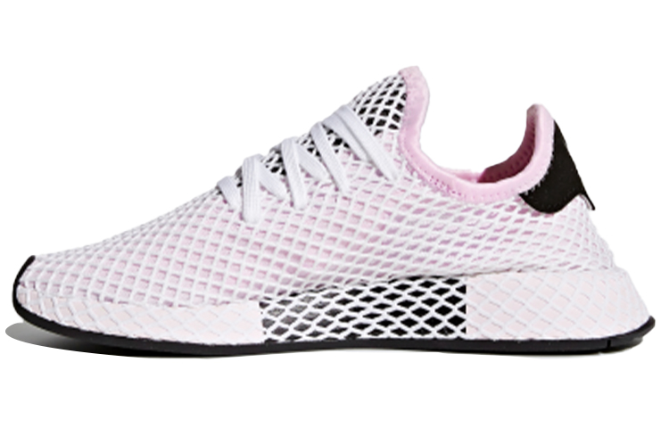 Buy 愛迪達經典 Deerupt Runner 低幫 跑步鞋 女款 粉白黑