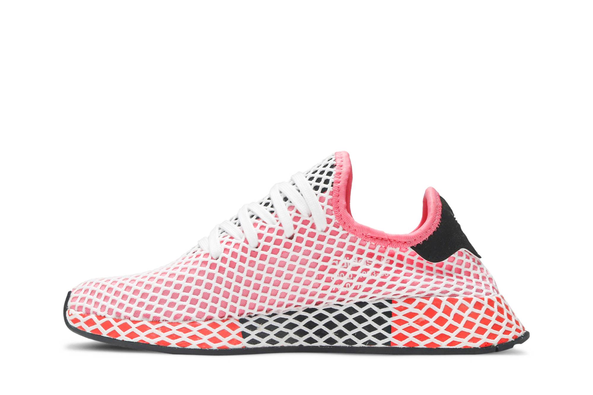 Lookbook (W) adidas Deerupt 'Hitam Merah Muda Rose' CQ2909