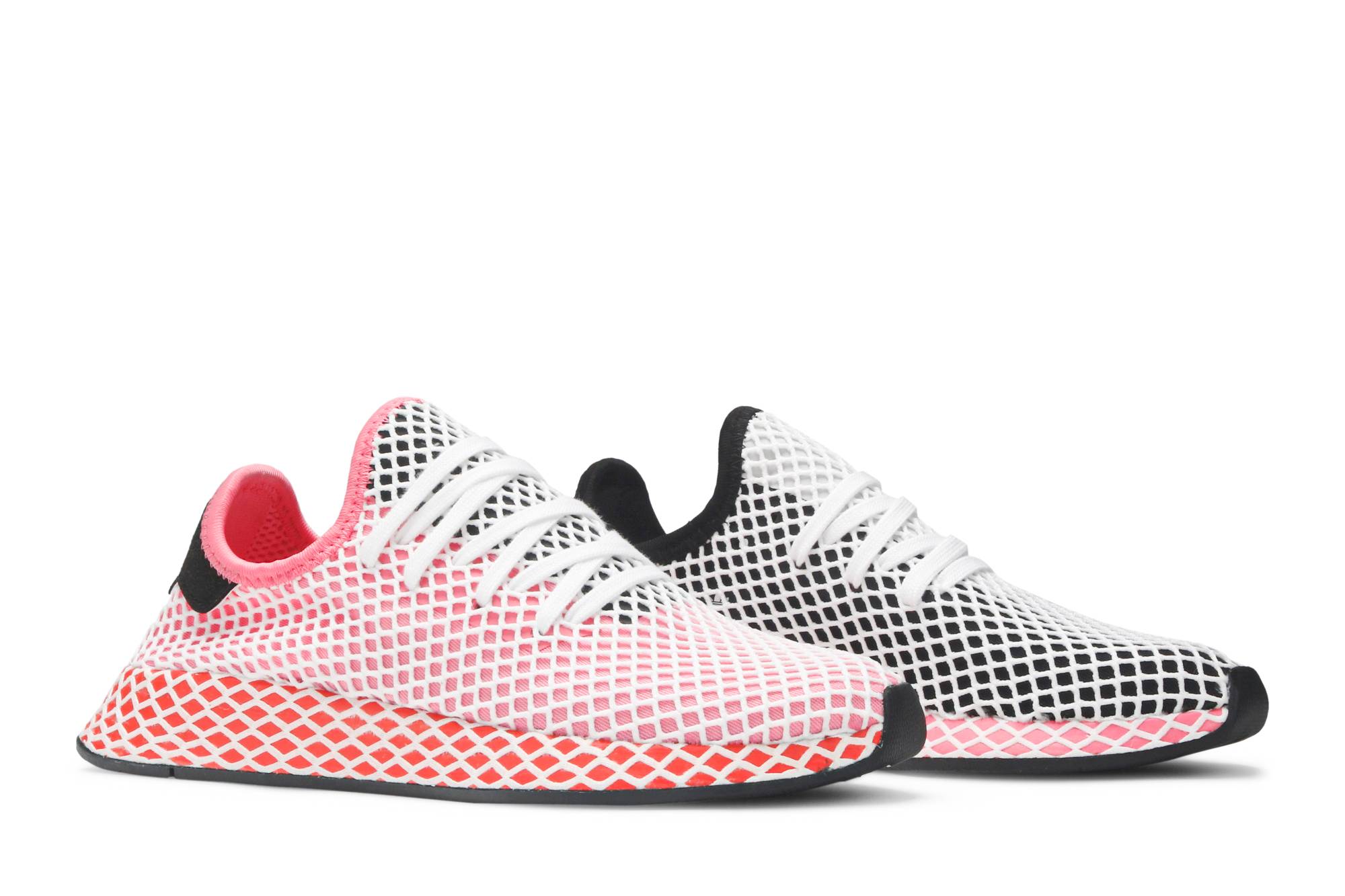 Cheap (W) adidas Deerupt 'Hitam Merah Muda Rose' CQ2909