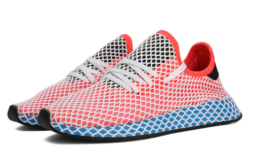 Lookbook (W) adidas Deerupt 'Rojo Azul' AC8466
