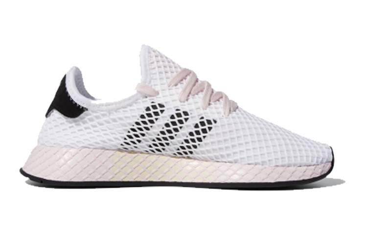 (W) adidas Deerupt RNNR 'White Black Orchid Tint' 圖 2