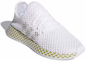 Lookbook 愛迪達 Originals Deerupt 防滑耐磨 低幫 運動休閒鞋 女款 白黃