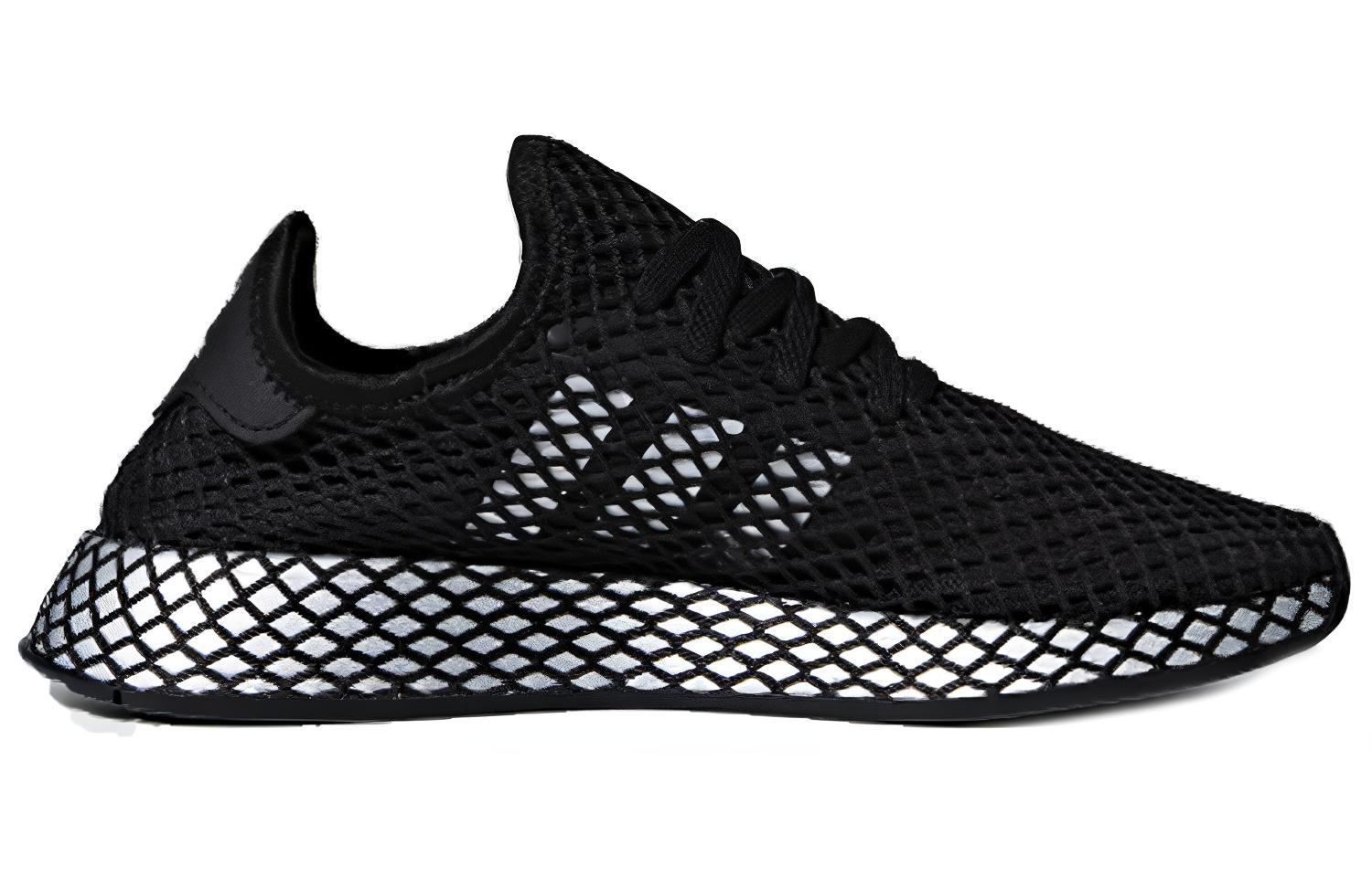 Order (W) adidas Deerupt Runner Mujer 'Negro Plateado' CG6088