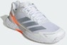 Shop (W) アディダス ディファイアント スピード 2 テニスシューズ クラウドホワイト/ハローブルー/ビームオレンジ JR1785