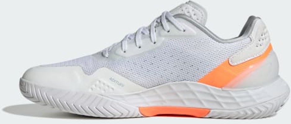 (W) アディダス ディファイアント スピード 2 テニスシューズ クラウドホワイト/ハローブルー/ビームオレンジ JR1785 Details for (W) アディダス ディファイアント スピード 2 テニスシューズ クラウドホワイト/ハローブルー/ビームオレンジ JR1785