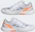 Sizing (W) アディダス ディファイアント スピード 2 テニスシューズ クラウドホワイト/ハローブルー/ビームオレンジ JR1785
