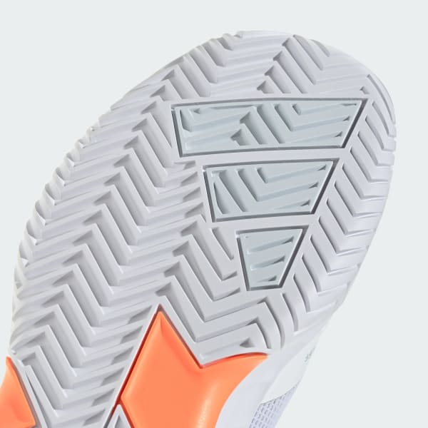 Cheap (W) アディダス ディファイアント スピード 2 テニスシューズ クラウドホワイト/ハローブルー/ビームオレンジ JR1785