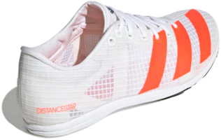 Shop adidas Distancestar Spikes 防滑低筒跑鞋 女士款 珊瑚橙