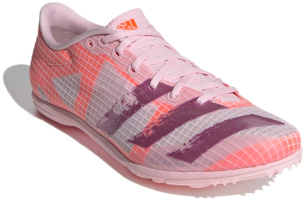 (Women) adidas Distancestar Spikes 'Sakura Pink' FY1227 Lookbook (Women) adidas Distancestar Spikes 'Sakura Pink' FY1227