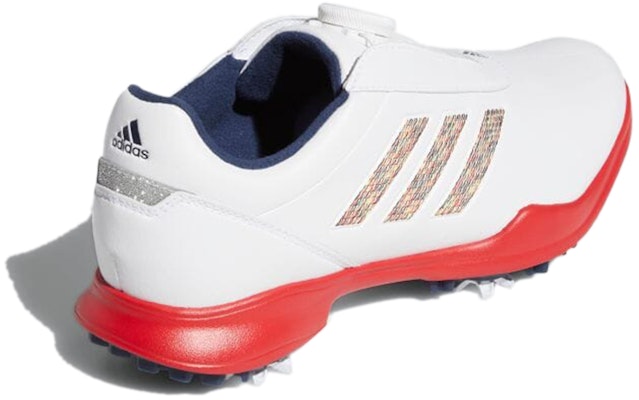 (W) アディダス ドライバー ボア 3 ゴルフ (白/赤) EE9350 Shop (W) アディダス ドライバー ボア 3 ゴルフ (白/赤) EE9350