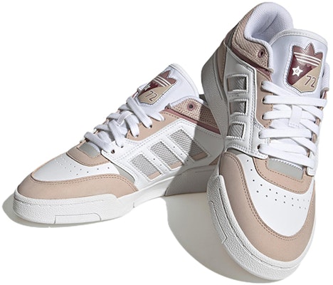 (Women) adidas Drop Step Low 'White Wonder Natural' IE1835 Lookbook (Women) adidas Drop Step Low 'White Wonder Natural' IE1835