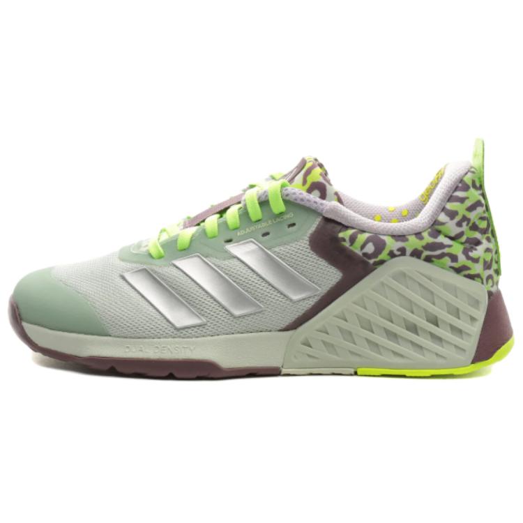 (Women) adidas DROPSET 3 Green Casual Low-Top Durable Non-Slip Sneakers ID8660
