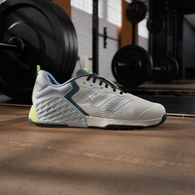 Adidas Dropset 3 Training Shoes Chalk White/Silver Metallic/Preloved Teal JR1762 Lookbook Adidas Dropset 3 Training Shoes Chalk White/Silver Metallic/Preloved Teal JR1762