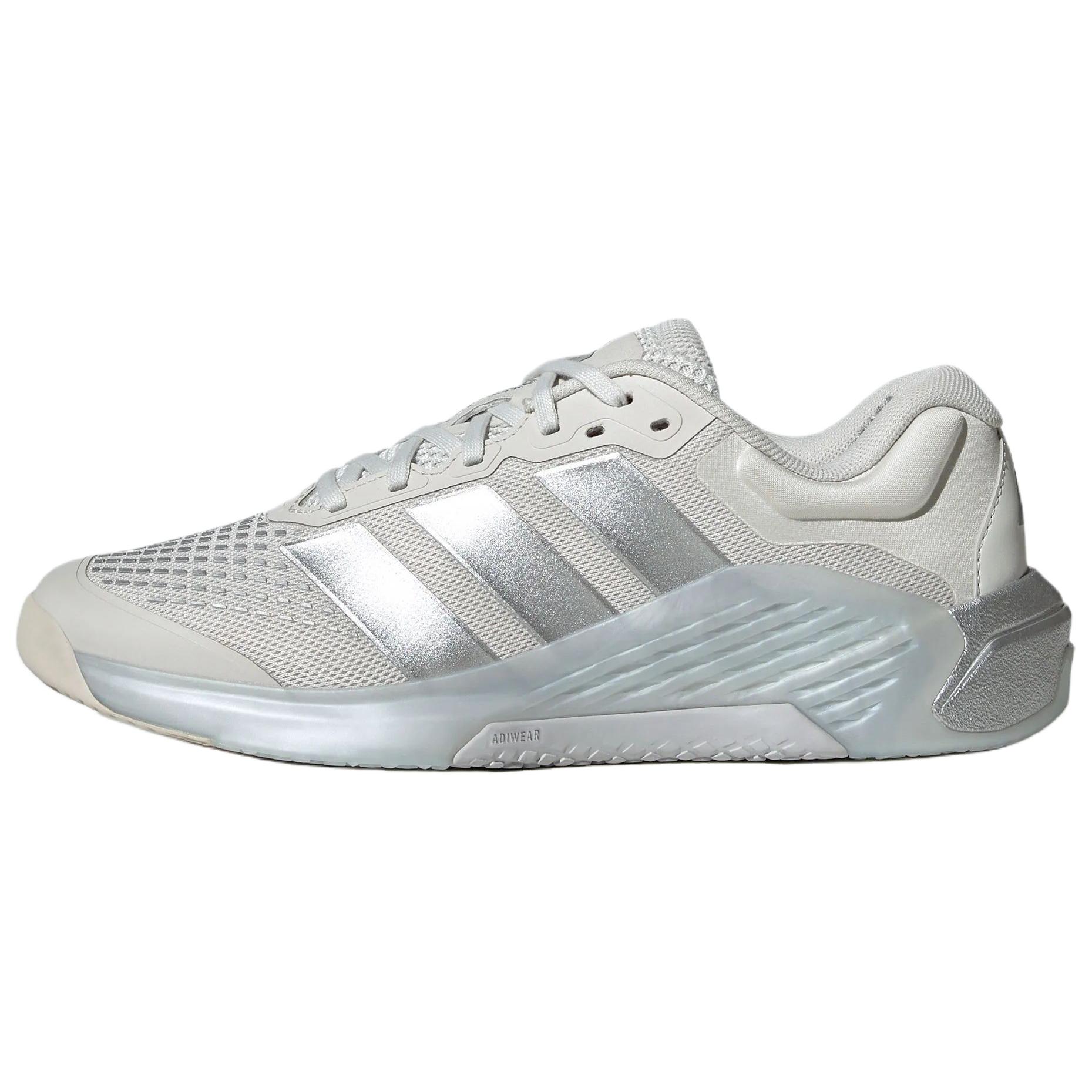 (Women) adidas DROPSET 4 Trainer Training Shoes Grey/Silver - Comfortable & Durable KJ6603