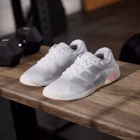 Purchase (W) Adidas Dropset 4 訓練鞋 白雲/銀金屬/明亮橙 JR4666