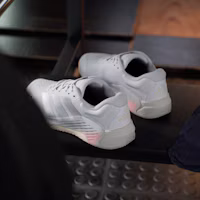 Details for (W) Adidas Dropset 4 訓練鞋 白雲/銀金屬/明亮橙 JR4666