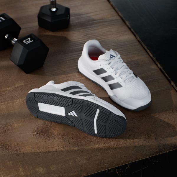 Shop (W) Adidas Dropset 基礎訓練鞋 雲白/核心黑/鮮紅 JS3166