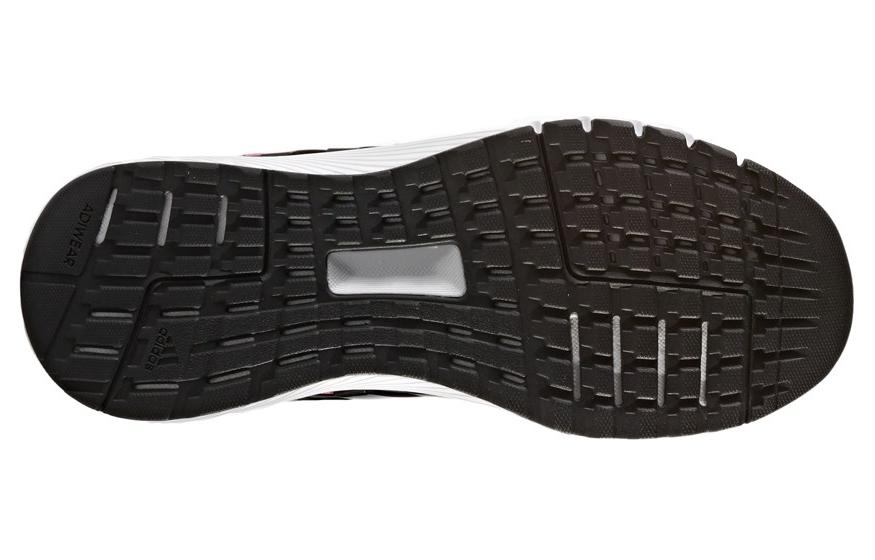 Shop adidas DURAMO 減震耐磨 低筒 跑步鞋 女款 黑紫