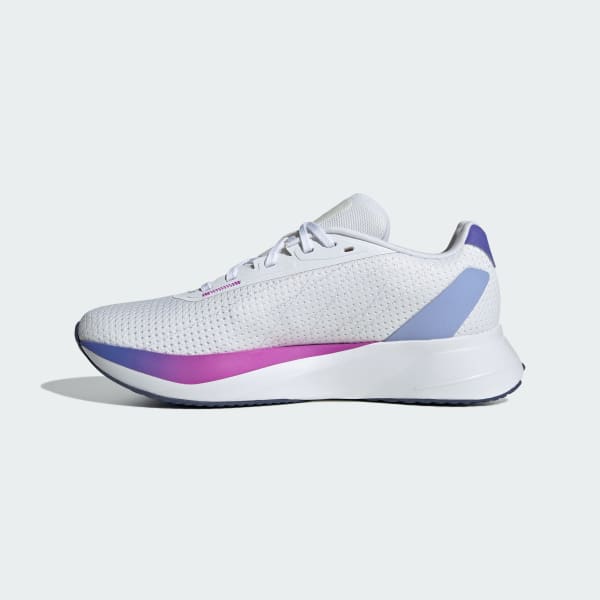 Sizing (W) adidas Duramo SL 跑鞋 白色/復刻墨水藍/紫色閃耀 IF9473