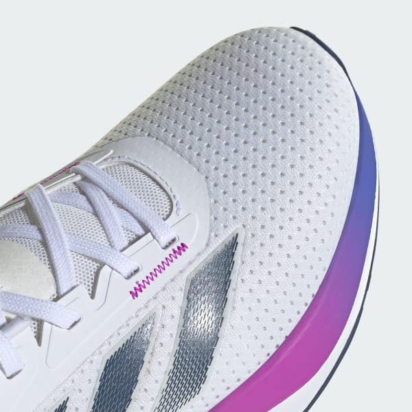 Sizing (W) アディダス デュラモ SL ランニングシューズ ホワイト/インク/パープル IF9473
