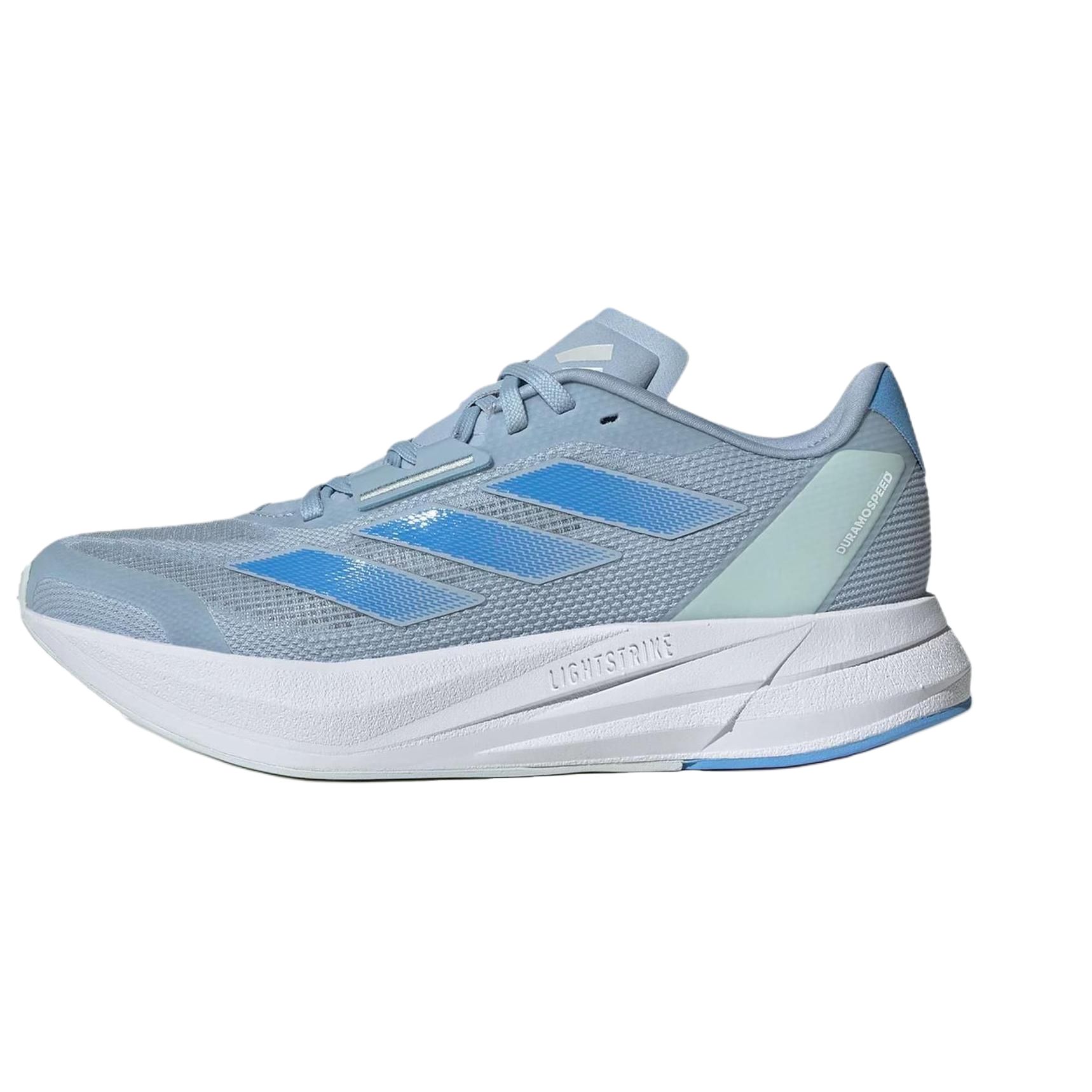 (Women) adidas Duramo Speed Running Shoes Grey Blue - Comfort & Durability IE7988