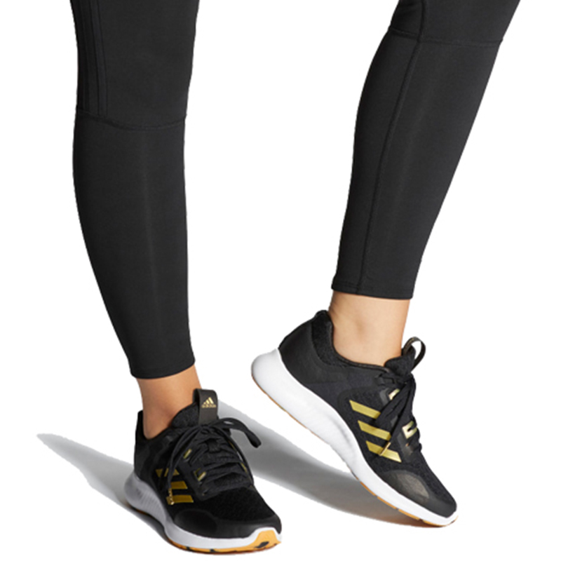 (W) adidas Edgebounce 1.5 'Black Gold Metallic' 圖 7