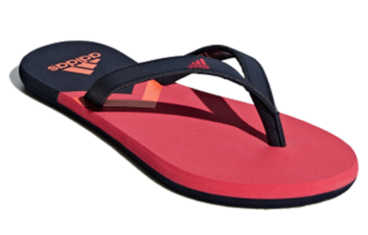 Lookbook adidas Eezay Flip-Flops 簡約拖鞋 女裝 粉黑色