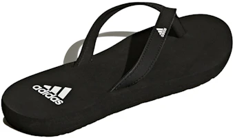 Shop adidas Eezay 人字拖鞋 女士款 黑色
