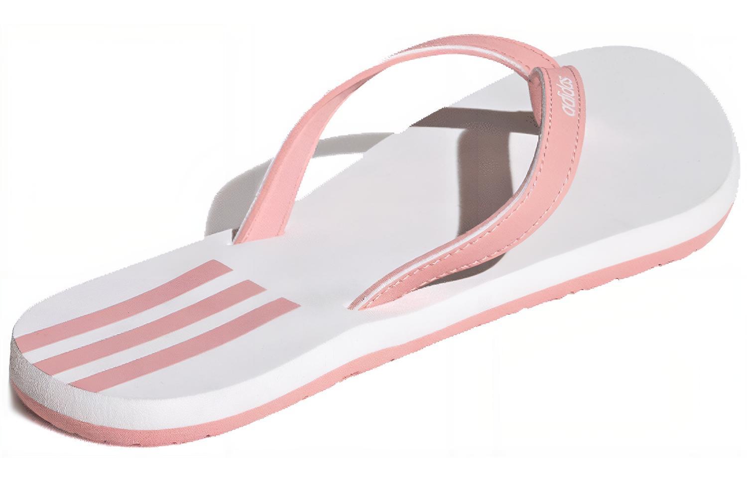Shop (W) tongs adidas Eezay Orange/Rose EG2035