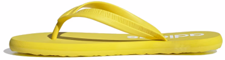 (Women) adidas Eezay Flip Flop Yellow Slippers FX3987 (Women) adidas Eezay Flip Flop Yellow Slippers FX3987