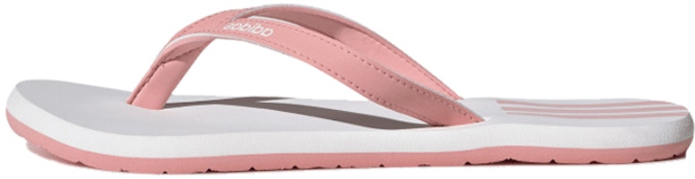 (Women) adidas Eezay Flip-Flops Slides Orange/Pink EG2035 (Women) adidas Eezay Flip-Flops Slides Orange/Pink EG2035