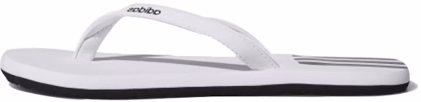 (Women) adidas Eezay Flip-flops Slides White/Black EG2038 (Women) adidas Eezay Flip-flops Slides White/Black EG2038