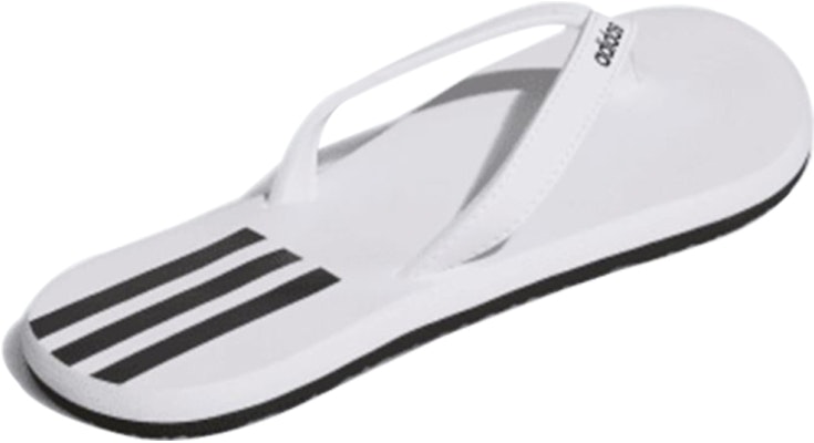 (Women) adidas Eezay Flip-flops Slides White/Black EG2038 Lookbook (Women) adidas Eezay Flip-flops Slides White/Black EG2038