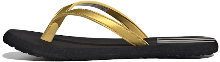(Women) adidas Eezay Flip-Flops Slipper 'Black Gold' EG2036 (Women) adidas Eezay Flip-Flops Slipper 'Black Gold' EG2036