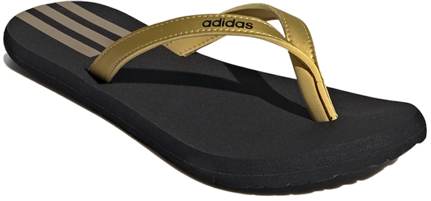 (W) adidas Eezay Flip-Flops Selipar 'Hitam Emas' EG2036 Lookbook (W) adidas Eezay Flip-Flops Selipar 'Hitam Emas' EG2036