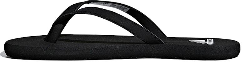 (Women) adidas Eezay Flip-Flops Stylish Black Slippers F35035 (Women) adidas Eezay Flip-Flops Stylish Black Slippers F35035