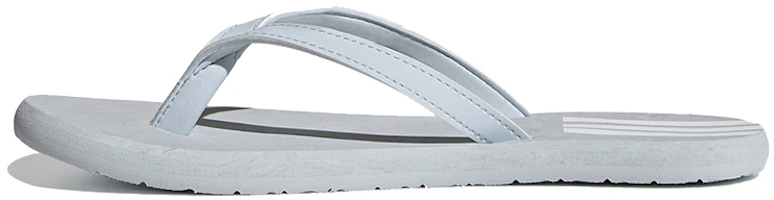 (Women) adidas Eezay Slippers Grey/White FY8115 (Women) adidas Eezay Slippers Grey/White FY8115