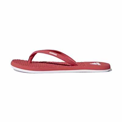 (W) adidas Eezay Soft Thong Sandals Casual Sports Slippers Red