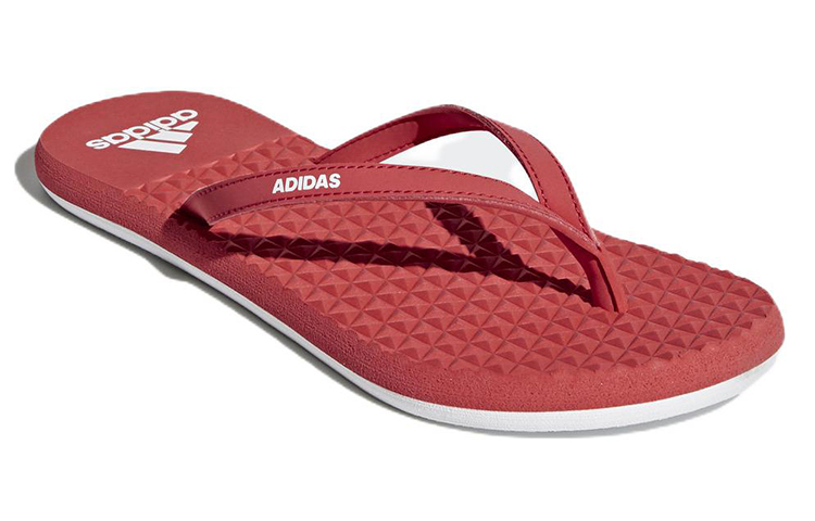 Lookbook adidas Eezay Soft Thong Sandals 休閒運動夾腳拖鞋 女款 西瓜紅