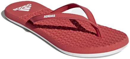 Lookbook adidas Eezay Soft Thong Sandals 休閒運動夾腳拖鞋 女款 西瓜紅