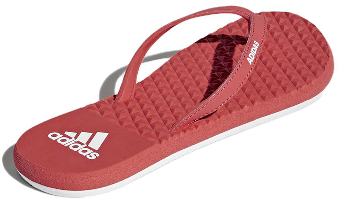 adidas Eezay Soft Thong Sandals 休閒運動夾腳拖鞋 女款 西瓜紅 Shop adidas Eezay Soft Thong Sandals 休閒運動夾腳拖鞋 女款 西瓜紅