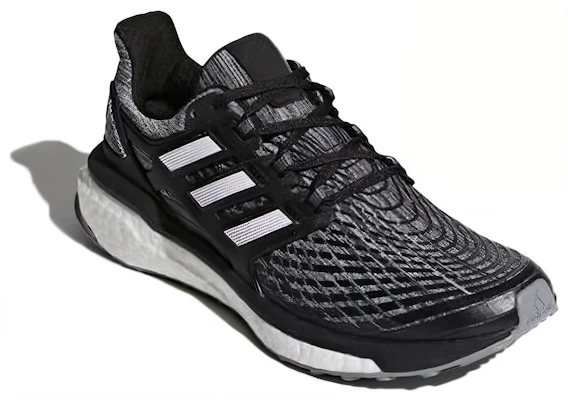 (W) adidas Energy Boost Wanita 'Hitam Putih Abu' AQ0015 Lookbook (W) adidas Energy Boost Wanita 'Hitam Putih Abu' AQ0015