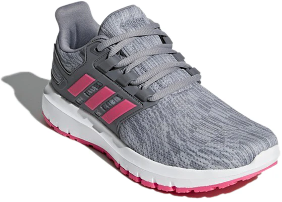 adidas neo Energy Cloud 舒適 耐磨 低筒 跑步鞋 女款 灰紅 Lookbook adidas neo Energy Cloud 舒適 耐磨 低筒 跑步鞋 女款 灰紅
