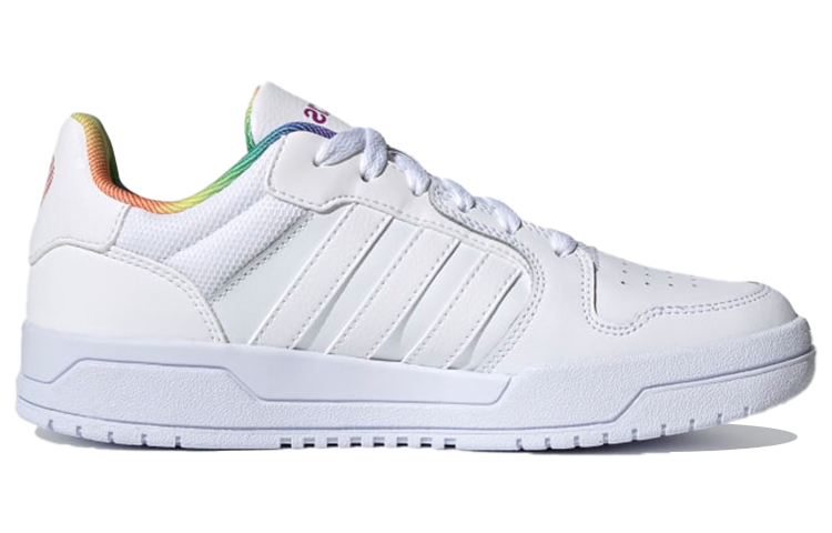 Order adidas neo Entrap 耐磨防滑 低幫 板鞋 女款 白紫