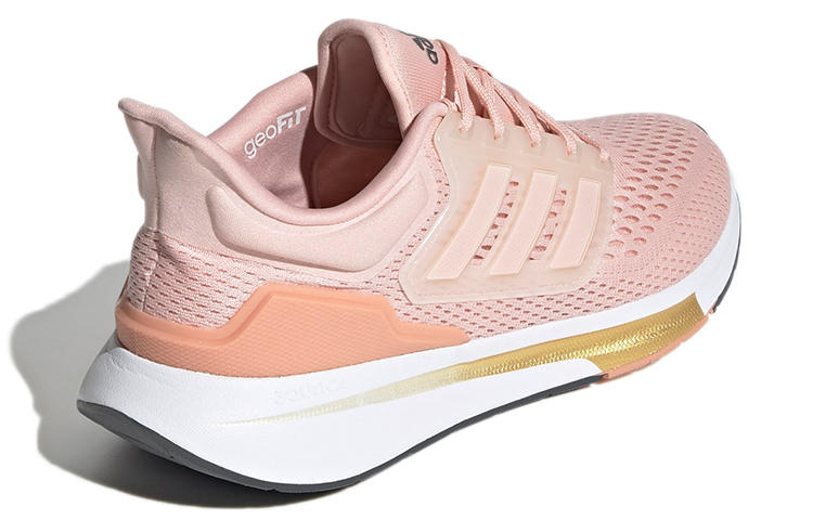 Shop adidas EQ21 Run 輕便透氣休閒跑步鞋 女款 粉色