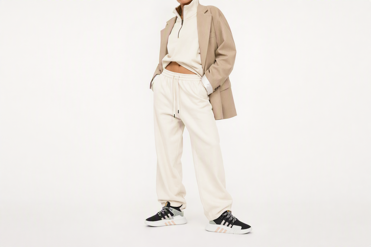 Order adidas originals EQT Bask Adv 減震防滑耐磨 中筒 運動休閒鞋 女款 黑粉