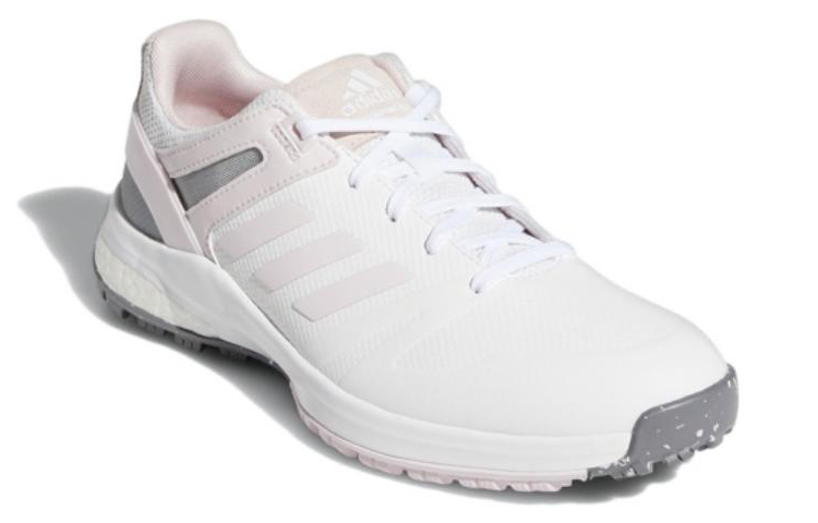 Lookbook (女) adidas EQT 無釘高爾夫鞋 '白色 幾乎粉紅色' GX7526