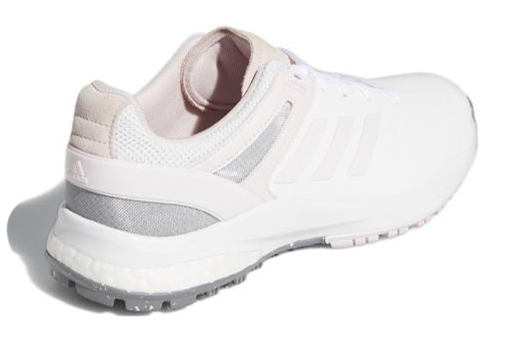 Shop (女) adidas EQT 無釘高爾夫鞋 '白色 幾乎粉紅色' GX7526