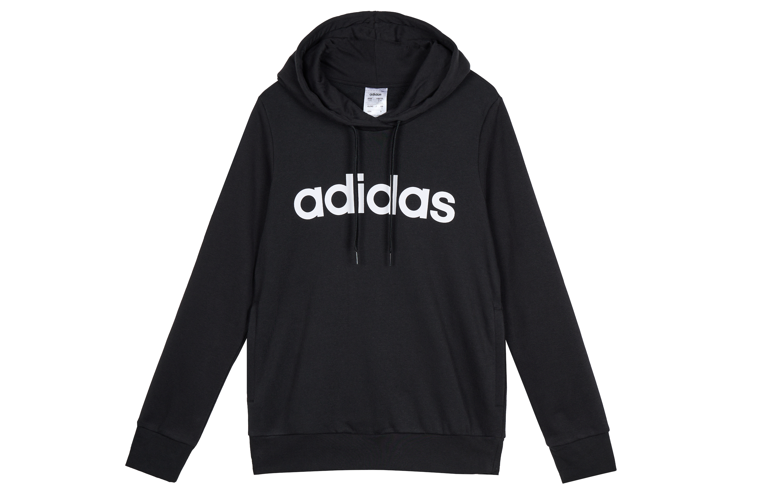 (Women) adidas Essentials Linear Pullover Training Sweatshirt Black DP2364