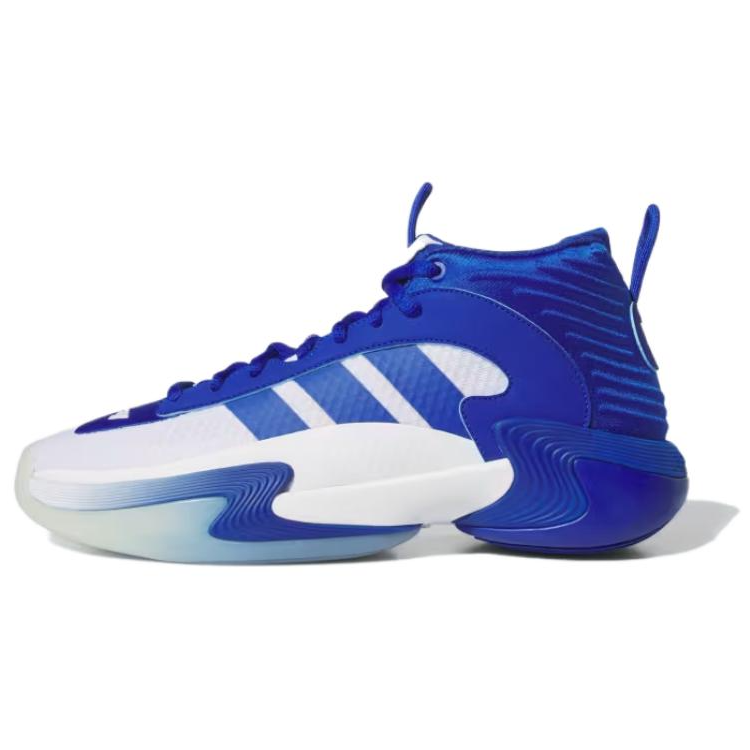 (Women) adidas Exhibit Select Basketball Shoes Blue White Lightweight & Breathable. IG6625
